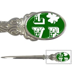 Parks And Tally Love Printable Green Letter Openers