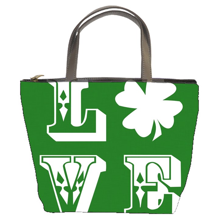 Parks And Tally Love Printable Green Bucket Bags