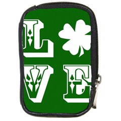 Parks And Tally Love Printable Green Compact Camera Cases