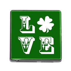 Parks And Tally Love Printable Green Memory Card Reader (Square)