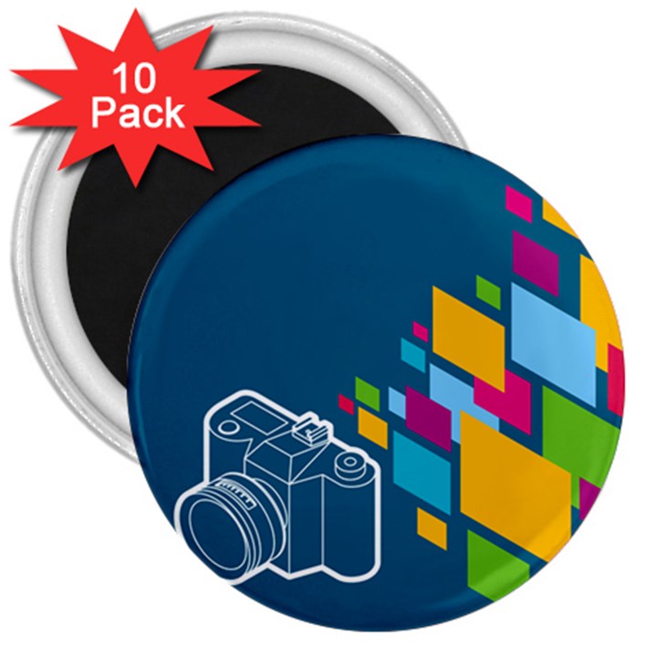 Photography Potraite Panorama 3  Magnets (10 pack) 