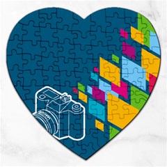 Photography Potraite Panorama Jigsaw Puzzle (heart) by Mariart