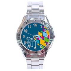 Photography Potraite Panorama Stainless Steel Analogue Watch by Mariart