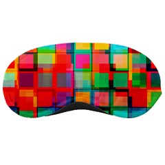 Plaid Line Color Rainbow Red Orange Blue Chevron Sleeping Masks by Mariart