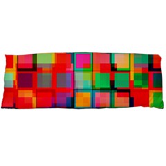 Plaid Line Color Rainbow Red Orange Blue Chevron Body Pillow Case (dakimakura) by Mariart