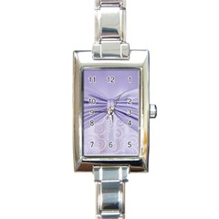 Ribbon Purple Sexy Rectangle Italian Charm Watch by Mariart