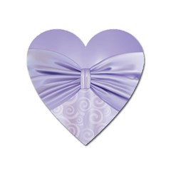 Ribbon Purple Sexy Heart Magnet by Mariart