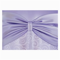 Ribbon Purple Sexy Large Glasses Cloth (2-side) by Mariart