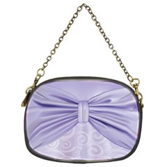 Ribbon Purple Sexy Chain Purses (two Sides)  by Mariart