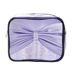 Ribbon Purple Sexy Mini Toiletries Bags by Mariart