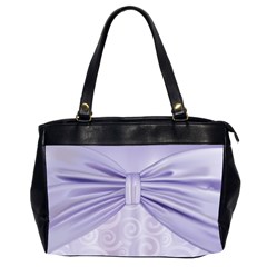 Ribbon Purple Sexy Office Handbags (2 Sides)  by Mariart