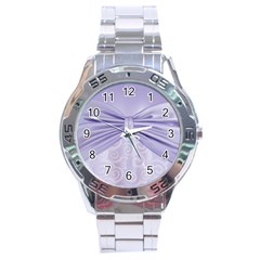 Ribbon Purple Sexy Stainless Steel Analogue Watch by Mariart