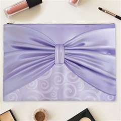 Ribbon Purple Sexy Cosmetic Bag (xxl)  by Mariart