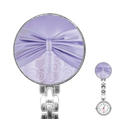 Ribbon Purple Sexy Stainless Steel Nurses Watch by Mariart