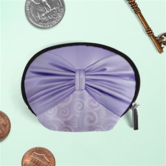 Ribbon Purple Sexy Accessory Pouches (small)  by Mariart