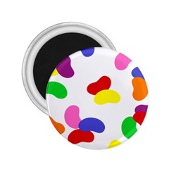 Seed Beans Color Rainbow 2 25  Magnets by Mariart