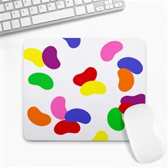 Seed Beans Color Rainbow Large Mousepads by Mariart