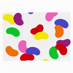 Seed Beans Color Rainbow Large Glasses Cloth (2-side) by Mariart