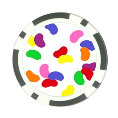 Seed Beans Color Rainbow Poker Chip Card Guard by Mariart