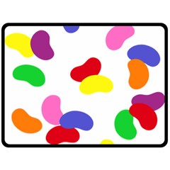 Seed Beans Color Rainbow Fleece Blanket (large) 