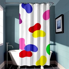 Seed Beans Color Rainbow Shower Curtain 36  X 72  (stall)  by Mariart