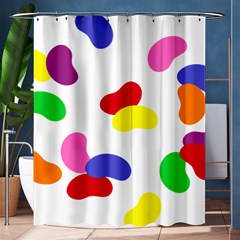 Seed Beans Color Rainbow Shower Curtain 60  X 72  (medium)  by Mariart