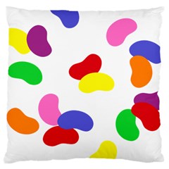 Seed Beans Color Rainbow Large Cushion Case (two Sides) by Mariart