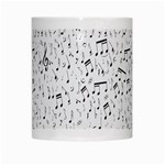 Musical Notes Song White Mugs Center