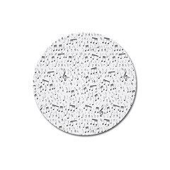 Musical Notes Song Magnet 3  (round) by Mariart