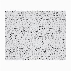 Musical Notes Song Small Glasses Cloth by Mariart