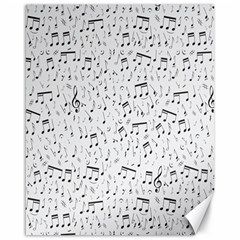 Musical Notes Song Canvas 16  X 20   by Mariart