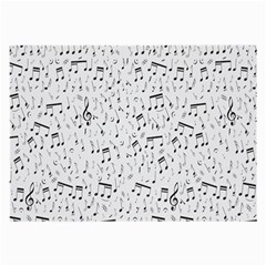 Musical Notes Song Large Glasses Cloth by Mariart