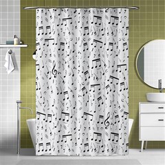 Musical Notes Song Shower Curtain 48  X 72  (small)  by Mariart