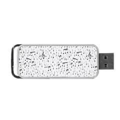 Musical Notes Song Portable Usb Flash (one Side) by Mariart