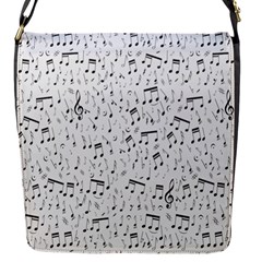 Musical Notes Song Flap Messenger Bag (s) by Mariart