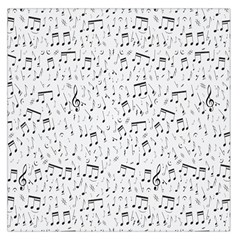 Musical Notes Song Large Satin Scarf (square) by Mariart