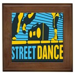 Street Dance R&b Music Framed Tiles Front