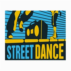 Street Dance R&b Music Small Glasses Cloth (2-side) by Mariart