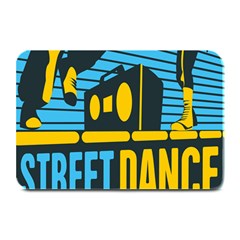 Street Dance R&b Music Plate Mats by Mariart