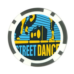 Street Dance R&b Music Poker Chip Card Guard (10 Pack) by Mariart