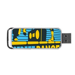 Street Dance R&b Music Portable Usb Flash (one Side) by Mariart