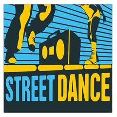 Street Dance R&b Music Large Satin Scarf (square) by Mariart