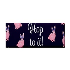 Rabbit Bunny Pink Purple Easter Animals Cosmetic Storage Cases by Mariart