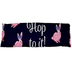 Rabbit Bunny Pink Purple Easter Animals Body Pillow Case Dakimakura (two Sides) by Mariart