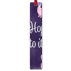 Rabbit Bunny Pink Purple Easter Animals Large Book Marks by Mariart