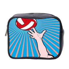 Volly Ball Sport Game Player Mini Toiletries Bag 2-side by Mariart