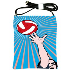 Volly Ball Sport Game Player Shoulder Sling Bags by Mariart