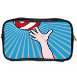 Volly Ball Sport Game Player Toiletries Bags Front