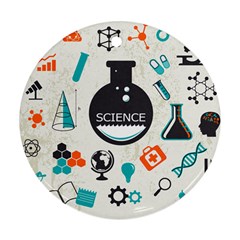 Science Chemistry Physics Ornament (round) by Mariart