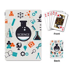 Science Chemistry Physics Playing Card by Mariart